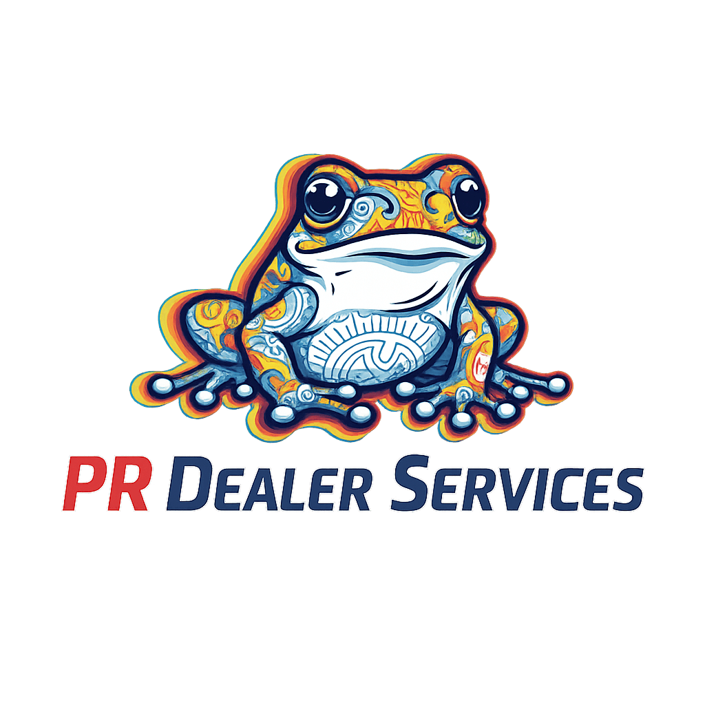 PR Dealer Services frog logo